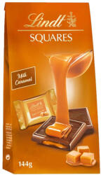 Lindt Squares tejcsokoládé karamella töltelékkel - 144 g - kamraellato