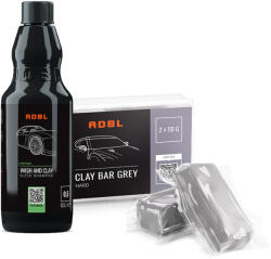 ADBL Wash and Clay 0, 5L & Clay Bar Grey - Lakktisztító csomag