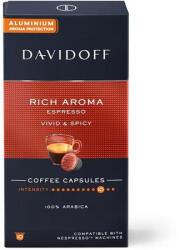 Davidoff Kávékapszula, Nespresso® kompatibilis, 10 db, DAVIDOFF Rich Aroma (KHK1065) - officemarket