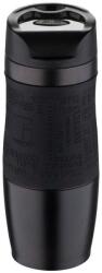 Bergner Thermo bögre csúszásmentes fogantyúval, 400 ml, fekete (BG-37518-MBK)