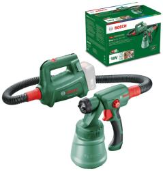 Bosch Sistem de pulverizare a vopselei fara fir Bosch EasySpray 18V-100 (fara baterie, sistem, pentru vopsele si glazuri, debit 0-100 ml/min, recipient 800 ml, in cutie) (0603208000)