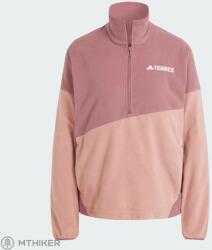 Adidas Terrex Multi Climawarm Fleece női pulóver, burgundy/warm clay (L)