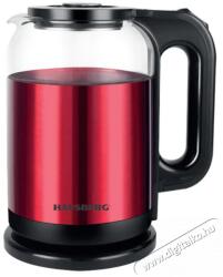 Hausberg HB-3622RS 1800W 2L-es piros-fekete elektromos vízforraló