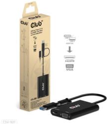 Club 3D Club 3D USB Type-C/A to Dual HDMI Adapter (CSV-1611)
