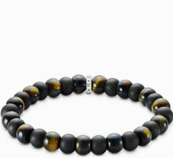 Thomas Sabo A2196-806-11-L19 Unisex Armband Obsidian und Tigerauge, unisex