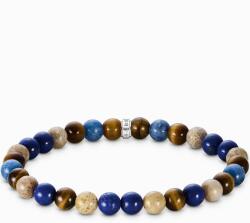 Thomas Sabo A2193-926-7-L19 Unisex Bead Armband in Braun- und Blautönen, unisex
