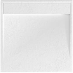 Welland kőhatású zuhanytálca rejtett lefolyóval - szifonnal 90 x 90 cm - fehér (GT-9090LS-2) (GT-9090LS-2)