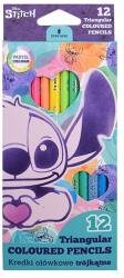 COOLPACK Színes ceruza COOLPACK Lilo és Stitch háromszögletű 12 darabos pasztell dobozos R92047PTR (R92047PTR)