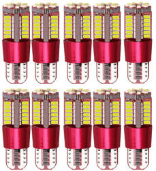 Autolife T10-3014-27SMD 10db-os T10 helyzetjelző - fehér - 12V CANBUS (19186)