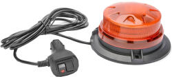 Autolife 23015 W15746 LED sárga villogó 12-24V mágneses alacsony -E jeles - 8 FUNKCIÓS (23015)