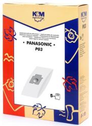 K&M Sac Aspirator Panasonic C-20E, K&M, Hartie, 5 Bucati (DUSTBAG-P03-PAP-K&M)