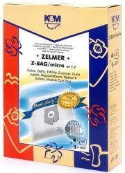 K&M Sac Aspirator Zelmer, K&M, Sintetic, 4 Bucati + 1 Filtru (DUSTBAG-Z-SYN-K&M)