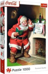 Trefl 10922 - Coca-Cola - Mikulás a kandallónál - 1000 db-os puzzle (10922)