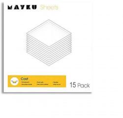 HobbyCity Mayku Formbox Form Sheets 0, 5 mm vákuumformázó lap (15 darabos, fehér)