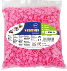 Playbox PlayBox: 9mm-es XL MAXI vasalható gyöngy 1000db-os csomag rózsaszín színben (2456353) - jatekshop