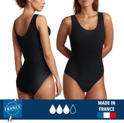 Plim Underwear Klasszikus egyrészes menstruációs fürdőruha - Erős vérzéshez 2XS fekete