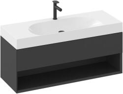 RAVAK SD Lite 120 fürdőszobai szekrény mosdó alá matt fekete X000001868 (X000001868) - szaniteresklimacenter