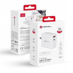 Forcell TFK-TC-45WPDAC töltő 3az1ben Type-C Usb A Pd QC4.0 3A 45W (5903396231469)