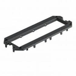 Obo Bettermann 7408763 UT4 P4 Fedlap UT4-hez, 4 db Modul 45 részére 208x76x4 grafitszürke (7408763)