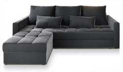 Canapea coltar extensibil ZENOVA 220 x 140 cm, reversibila - gri inchis
