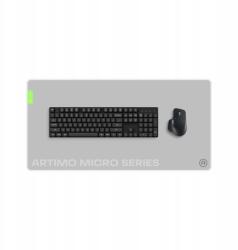 Artimo Desk Mat Micro Series 80x40 cm Világos szürke Textil egérpad (artimo-micro-light)