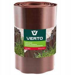 VERTO Gyepszegély 20 cm x 9 m, barna (15G515)