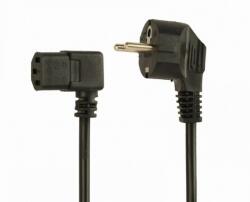 Gembird Cablu alimentare PC C13 1.5m unghi 90 grade, Gembird PC-186A-VDE1B-1.5M (PC-186A-VDE1B-1.5M)