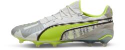 PUMA King Ultimate FG stoplis focicipő, szürke - fluosárga (108426-01)
