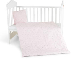  Nook 3 részes bébi ágynemű huzat garnitúra PINK CSILLAG