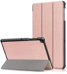 Samsung Tab A 8.0 (2019) SM-T290 / T295, mappa tok, Trifold, vörösarany - tok-shop