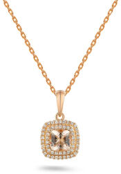 Heratis Forever Romantikus medál csillogó morganittal 0, 54 ct IZBR1454P
