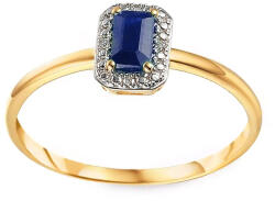 Heratis Forever Zafír gyűrű 0, 34 ct gyémántokkal Irma IZBR582Z
