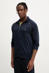 HUGO BOSS kapucnis pulcsi otthoni viseletre sötétkék, sima, 50515307 - sötétkék M
