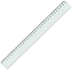 Torch Műanyag vonalzó 30cm (301538) - jatekrt