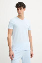 Lacoste pamut póló férfi, sima, TH6710 - kék S