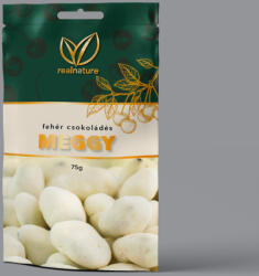 Real Nature fehércsokoládés meggy 75 g - perfectlife