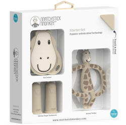 Matchstick Monkey fogzást könnyítő rágómaki szett - Rágózsiráf (MM-SSG-G-001)