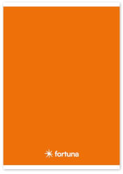 Fortuna Füzet vonalas FORTUNA Monocolor A/5 32 lapos 21-32 narancssárga (01.02082) - papir-bolt