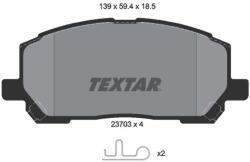 TEXTAR Fékbetét készlet TEXTAR 2370301 for TOYOTA (2370301)