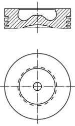 MAHLE dugattyú MAHLE 015 81 00 for FORD (015 81 00)