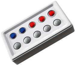 Schubi Abaco tricolor 10-es számolótábla (piros/kék)