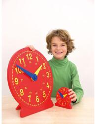 Betzold Tanári demonstrációs óra - piros, mágneses, átm. 41cm