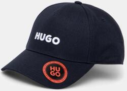 HUGO pamut baseball sapka sötétkék, nyomott mintás, 50533410 - sötétkék Univerzális méret - answear - 9 590 Ft