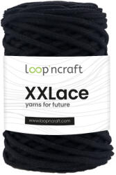  Loop'nCraft XXLace zsinórfonal 25-01 - Fekete