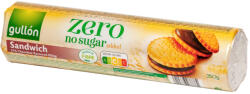 gullón zero csokis szendvics keksz 250g
