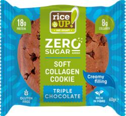  Rice Up zero kollagén, protein keksz triplacsoki ízű 60 g - mamavita