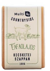 Multi 4U Countryside kecsketej szappan teafa olajjal 100g - mamavita
