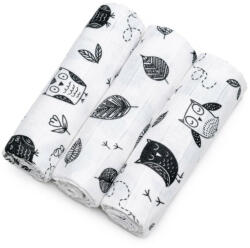 T-TOMI 3 db-os textilpelenka válogatás Owls