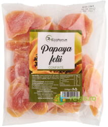 ECONATUR Papaya Felii Confiate 250g