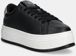 Calvin Klein bőr sportcipő BOLD FLATF LOW MIX OHB fekete, YW0YW01632 - fekete Női 37